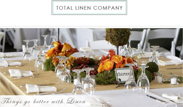 table linen bed linen