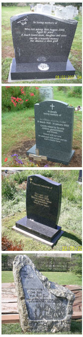 Devon Head Stones
