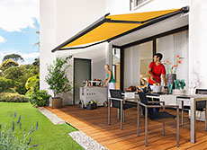 Patio awning Cornwall